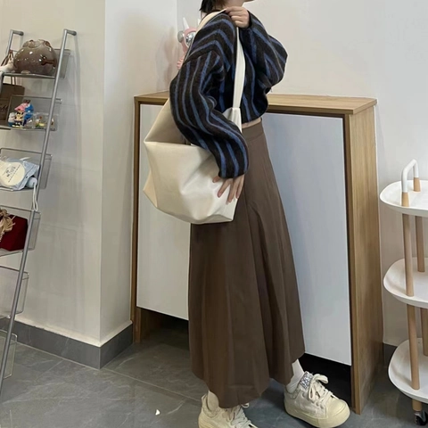 Dames Grote Capaciteit PU Leer Hobo Crossbody Tas Stedelijk Minimalistisch Zachte Tote Schoudertas Voor Dagelijks Woonwerkverkeer