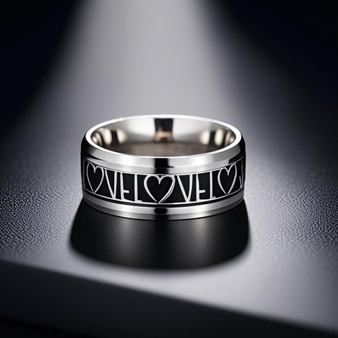 Anillo de Acero Inoxidable para Hombres Mujeres Moda Minimalista Amor Corazón Patrón de Dragón Nudo Celta Anillo de Banda Joyería Vintage Punk Regalo