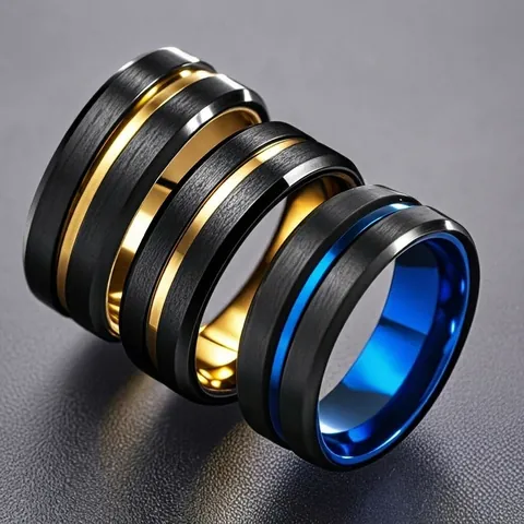 Stainless Steel Spinner Ring For Men Hip Hop Rotatable Chain Band Roman Numerals Viking Runes Brushed Matte