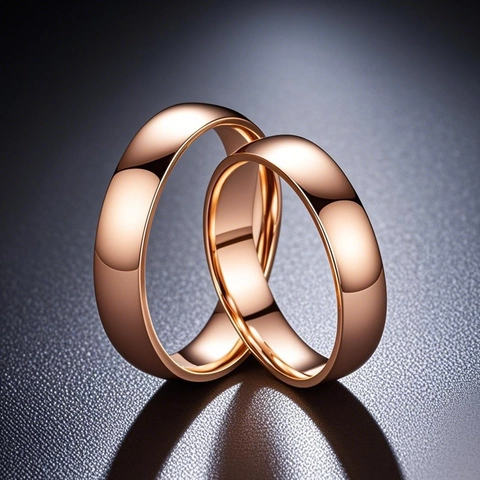 Minimalist Stainless Steel Ring Polished Mirror Surface Matte Brushed Wedding Band Fashion Jewelry Men Women