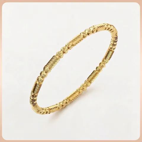Brazalete de Cuerda Torcida de Acero Inoxidable para Mujer Minimalista Oro Oro Rosa Plata con Detalles de Cuentas Joyería Regalo