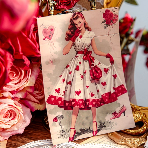 Mr. Paper Vintage Scrapbooking Stickers 30 Stuks Retro Bloemen Figuren Wonderland Gothic Decoratief Papier Voor Journaling DIY