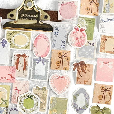 Vintage Deko Spezialpapier Pack Für Scrapbooking DIY Journaling Material Retro Blumen Schmetterling Muster Papier Schreibwaren