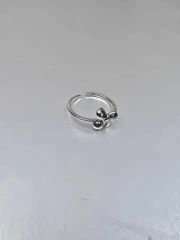 S925 Sterlingsilber Schleife Thai-Silber Offener Verstellbarer Ring Für Damen Unregelmäßiges Design INS-Stil Trendiger Fingerschmuck