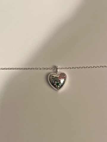 Retro 925 Sterlingsilber Herz Anhänger Halskette Für Damen Mehrlagig Künstliche Perle Kette Strass Schmuck Accessoire Geschenk
