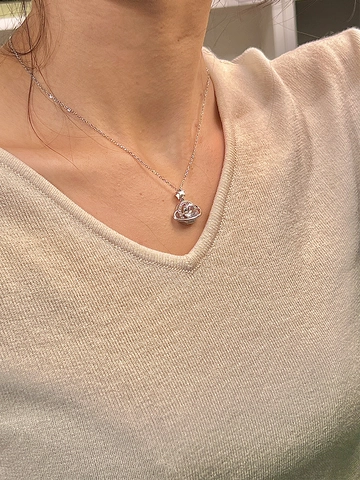 925 Sterling Silver Saturn Planet Pendant Necklace For Women 1 Carat Zirconia Star Orb Charm Light Luxury Choker Jewelry Gift