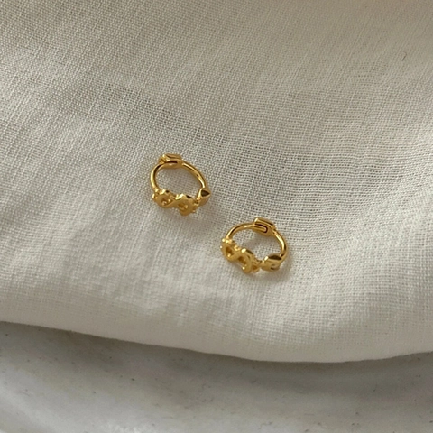 Pendientes de Aro Huggie Mini de Plata de Ley 925 Para Mujer Letra Minimalista S D Símbolo Hebilla de Oreja Pequeña Oro Plata