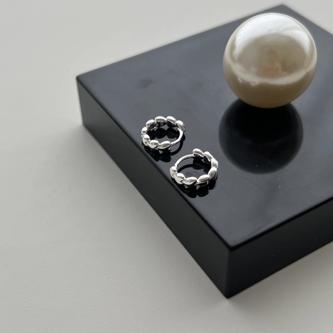 Orecchini a Cerchio a Cuore in Argento Sterling 925 per Donna Minimalista Geometrico Placcato Oro Argento Elegante Gioielli