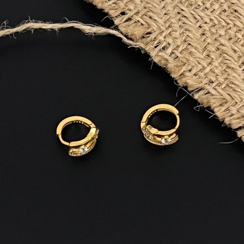 Orecchini a Cerchio Huggie in Argento Sterling 925 a Stella Cadente Oro Argento Placcato Strass Orecchini a Stella per Donna Gioielli Regalo