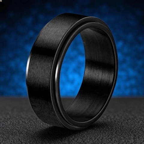 Edelstahl Spinner Ring Für Damen Herren Rotierender Sonne Mond Stern Herz Angst Sorgen Ring Mode Schmuck Geschenk