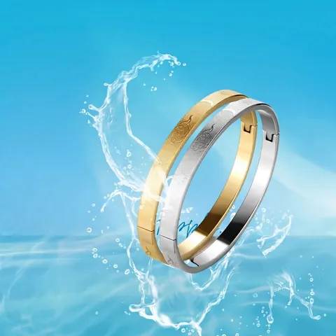 Bracciale Rigido in Acciaio Inossidabile Minimalista Con Motivo a Sole Luna Nuvola Inciso Bracciale a Cerniera per Uomo Donna