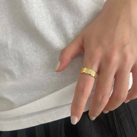 Minimalist 925 Sterling Silver Geometric Open Ring For Women Niche Design Luxury Zirconia Inlaid Adjustable Finger Ring Jewelry Gift