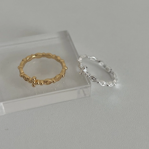 S925 Sterling Silver Cross Embossed Ring Vintage Minimalist Ins Style Gold Silver Electroplated Geometric Finger Ring Women Jewelry
