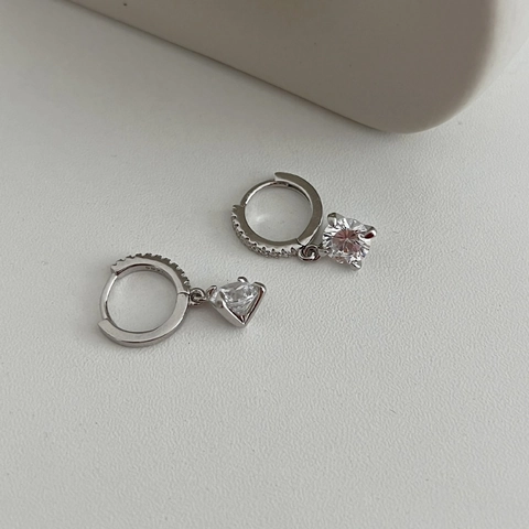 S925 Sterlingsilber Moissanit Ohrhänger Für Damen Sechs Krallen Mikropavé Weißgold Plattiert Luxus Ohrringe Schmuck