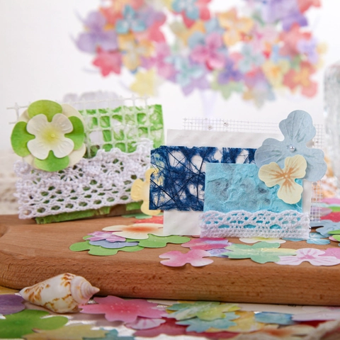 Retro Story Frühlingsblüten Serie Floral Spezialpapier Blumen Aufkleber Für DIY Scrapbooking Journal Dekoratives Material