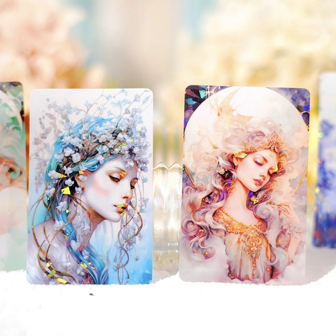 Ark Riverside Series Elf Characters Fantasy Decorative Cards Sheets For DIY Scrapbooking Hand Account Collage Background
