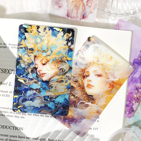 Ark Riverside Series Elf Characters Fantasy Decorative Cards Sheets For DIY Scrapbooking Hand Account Collage Background