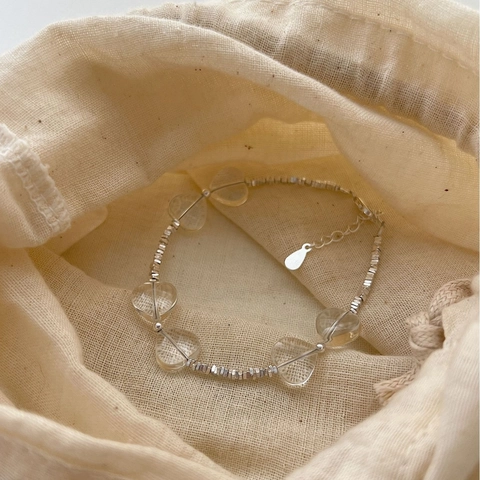 Minimalistisches Armband Aus 925 Sterlingsilber Mit Herzform Und Weißem Kristall Verstellbare Kette Schmuck Für Damen