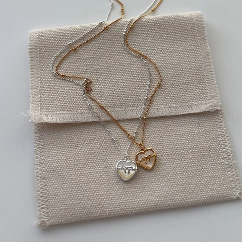 925 Sterling Silver Heart Pendant Necklace With Shell Inlay Bowknot Detail Elegant Clavicle Chain Jewelry For Women Gift