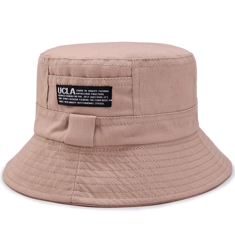 Chapeau Bob en Coton Double Face pour Hommes Femmes Protection Solaire Chapeau de Pêcheur Décontracté Été
