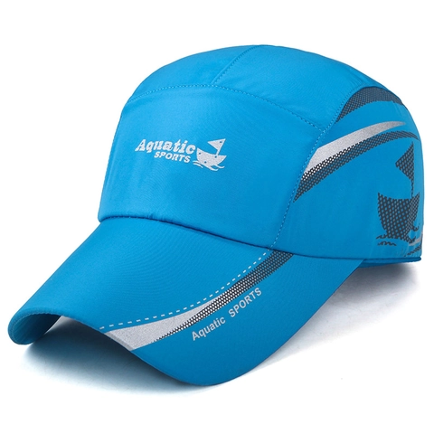 Unisex Καπέλο Μπέιζμπολ Taslon Γρήγορο Στέγνωμα Αναπνεύσιμο Προστασία από τον Ήλιο Υπαίθριο Αθλητικό Καπέλο Ανακλαστική Λωρίδα