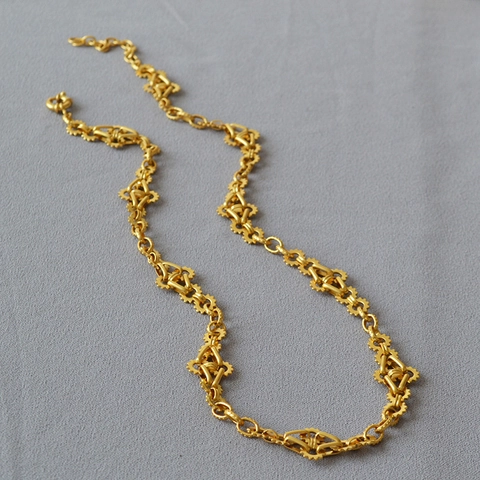 Collana Lunga In Ottone Placcato Oro A Ingranaggi Meccanici Per Donna Catena Per Maglione In Stile Industriale Vintage Gioielli Fatti A Mano