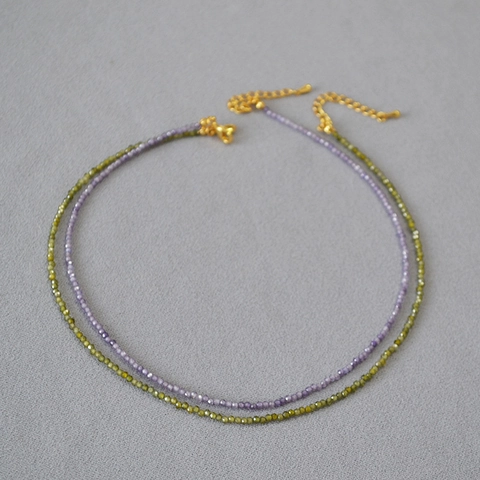 Collar Minimalista de Cuentas de Circonia para Mujer Moda Conmutadora Aleación Cadena de Clavícula Ajustable Joyería Regalo Elegante