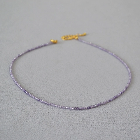 Collar Minimalista de Cuentas de Circonia para Mujer Moda Conmutadora Aleación Cadena de Clavícula Ajustable Joyería Regalo Elegante