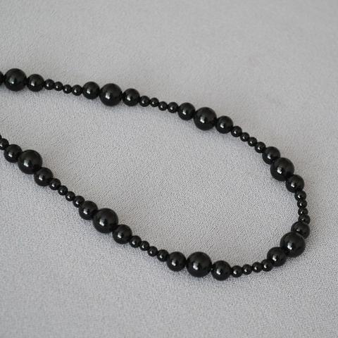 Elegante Collana di Perline Fatta a Mano per Donna Agata Perla Artificiale Design Sfumato Gioielli Vintage Regalo Accessorio