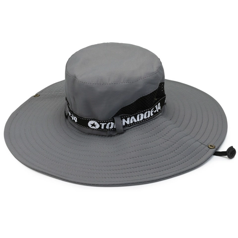 Chapeau de Soleil de Plein Air à Large Bord pour Hommes Maille Respirante Chapeau de Pêche Protection UV Cordon Réglable