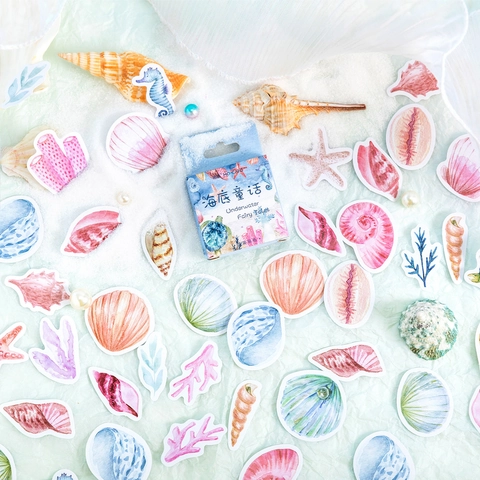 Vintage Nordic Style Boxed Decorative Stickers For Scrapbooking DIY Journaling Embellishment Adhesive Paper Stickers