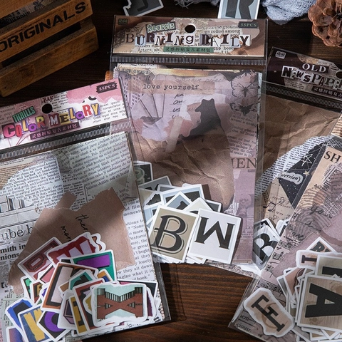 Vintage Scrapbook Material Paket Für DIY Journal Dekoration Retro Papier Aufkleber Für Kunst Handwerk Aesthetic Tagebuch Collage