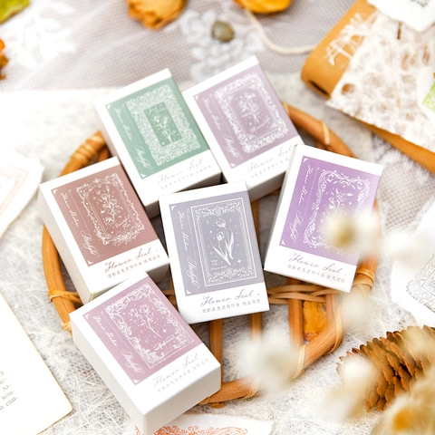 Vintage Houten Bloemenstempel Retro Botanische Decoratieve Stempel Voor DIY Scrapbooking Journal Knutselen Decoratie