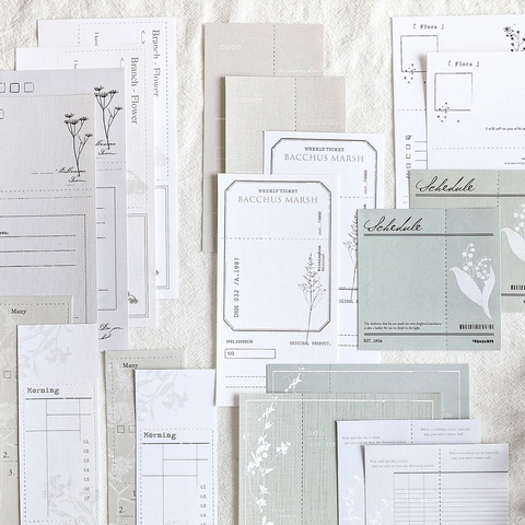 Retro Tagtraum-Theater-Serie Notizblöcke Für Scrapbooking Bedrucktes Kraftpapier DIY-Material Für Journal-Dekoration Schreibwaren