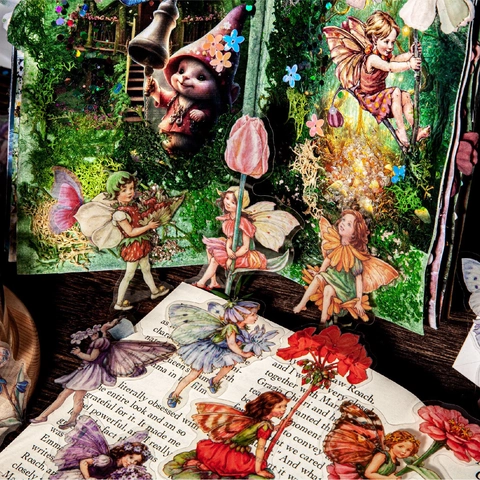 Retro Story PET Fairy Elf Stickers Vintage Bottle Genie Series For Scrapbooking Journaling Decoration Various Styles
