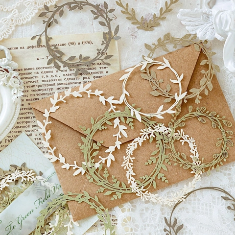 Vintage Lasergeschnittene Hohl Dekorative Papierkarten Für Scrapbooking DIY Handwerk Blumen Schmetterling Muster Kunstmaterialien