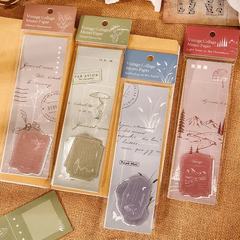 Vintage Noorse Stijl Collage Materiaal Papier Voor DIY Journaling Scrapbook Decoratie Esthetisch Landschap Vlinder Achtergrond Papier