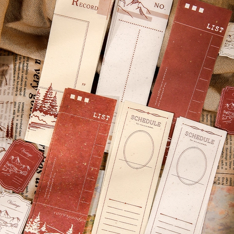 Vintage Noorse Stijl Collage Materiaal Papier Voor DIY Journaling Scrapbook Decoratie Esthetisch Landschap Vlinder Achtergrond Papier