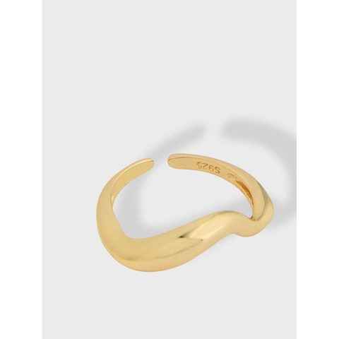 925 Sterling Zilver Verstrengeld Dubbellaags Ring Voor Vrouwen Minimalistisch Geometrisch Verstelbaar Open Ring Goud Zilver Vergulde Sieraden Cadeau
