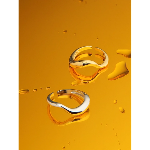925 Sterling Zilver Verstrengeld Dubbellaags Ring Voor Vrouwen Minimalistisch Geometrisch Verstelbaar Open Ring Goud Zilver Vergulde Sieraden Cadeau