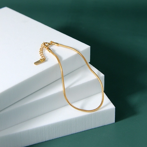 Elegant S925 Sterling Silver Snake Chain Bracelet For Women Minimalist Gold Plated INS Style Fashion Jewelry Gift