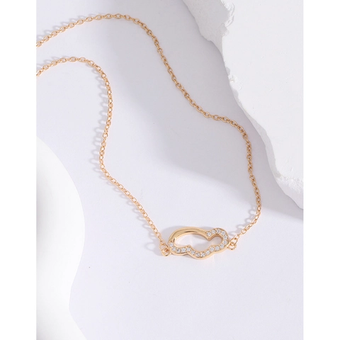 Elegante Collar Con Colgante De Nube De Plata De Ley 925 Para Mujer Collar De Nube De Circonia Minimalista Joyería Minimalista