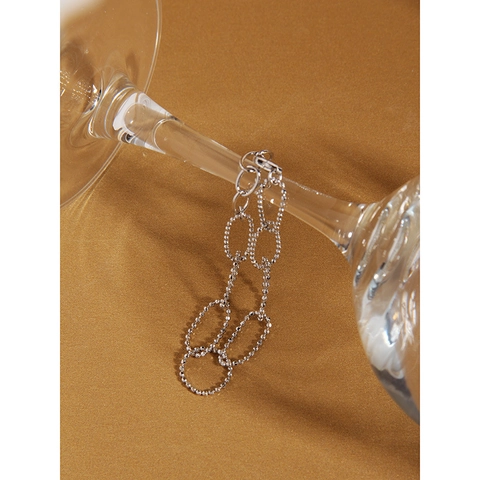 Minimalistische 925 Sterling Zilveren Schakelarrmband Voor Dames Verstelbare Ovalen Schakel Sieraden Elegant Luxe Cadeau