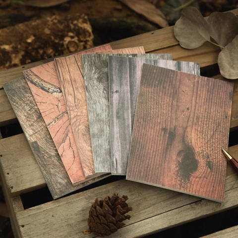 Vintage Wood Grain Texture Scrapbooking Paper Aesthetic Nature Patterns Decorative Ephemera Paper For DIY Journaling Crafting Art Projects Light Paper Material