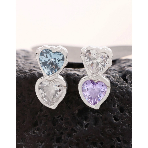 925 Sterlingsilber Herz Ohrstecker Für Damen Leichte Luxus Plissierte Textur Zirkonia Eingelegt Minimalistischer Schmuck Geschenk