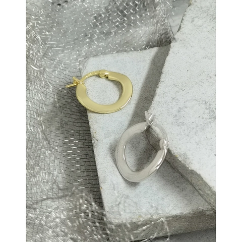 S925 Sterlingsilber Geometrische Creolen Für Damen Minimalistische Polierte Runde Kreis Huggie Ohrringe Modeschmuck Geschenk