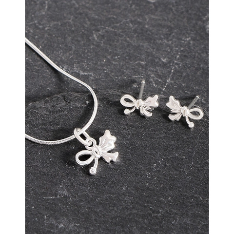 S925 Sterlingsilber Schleife Ohrstecker Für Damen Minimalistische Asymmetrische Schleifen Knoten Modeschmuck Zierliche Silber Ohrringe