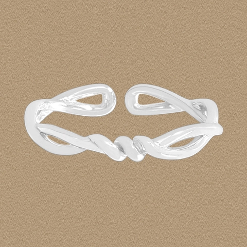 Minimalistischer 925 Sterlingsilber Verdrehter Kreuz Hohl Offener Ring Für Damen Verstellbarer Feiner Schmuck Galvanisierter Silberring