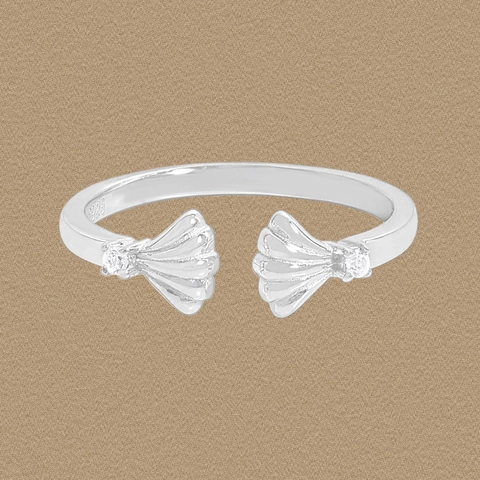 925 Sterlingsilber Muschel Offener Ring Für Damen Verstellbar Ozean Stil Strass Nische Design Koreanisch Ins Mode Schmuck