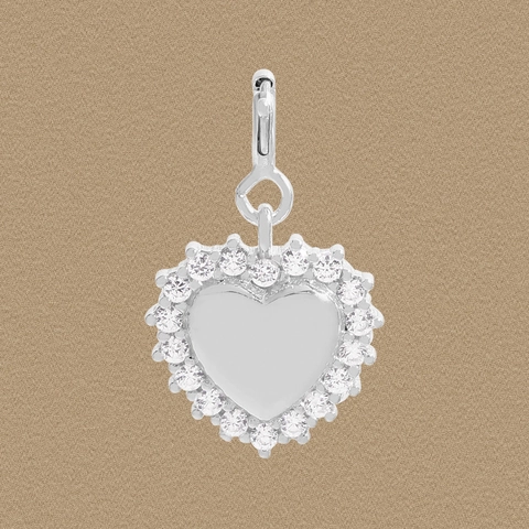 925 Sterlingsilber Herz Anhänger Für Damen Light Luxus Zirkonia Eingelegt Herzförmige Schmuck Anhänger Zubehör Ohne Kette